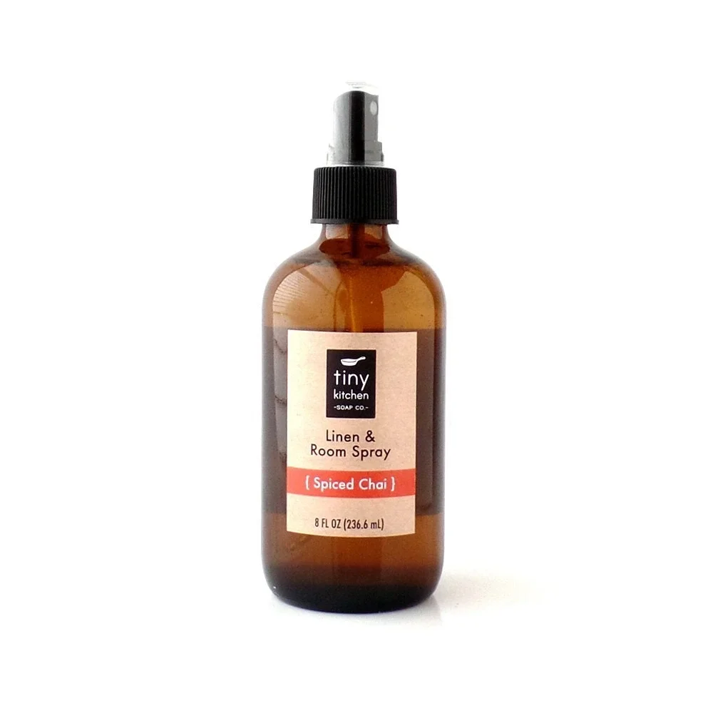 Spiced Chai Natural Essential Oil Linen and Room Spray, 8 oz